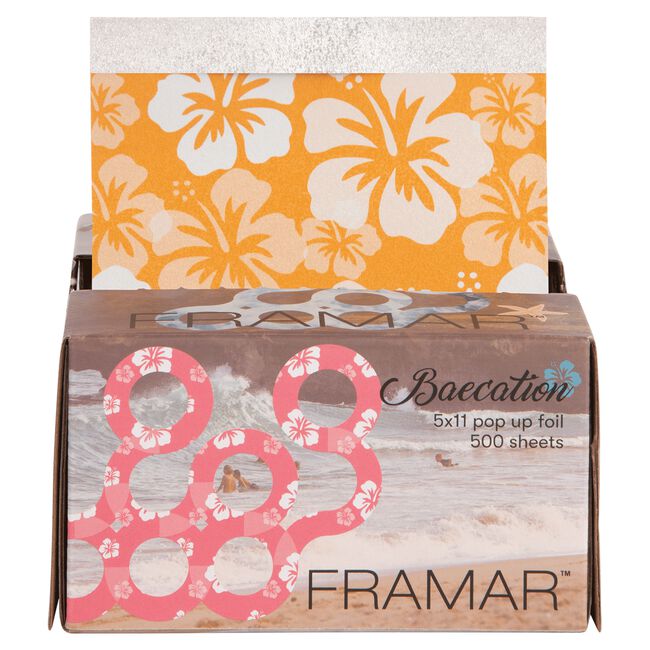 FRAMAR Alu Folie - Pop Up - Embossed - Baecation 500 Stuks