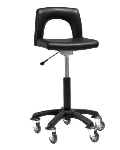 [P003855] SIBEL Rollercoaster Square Stool Medium Pied Nylon