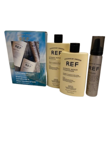 REF Coffret - Ultimate Repair - Shampooing+Après-Shampooing+Fiber Mousse