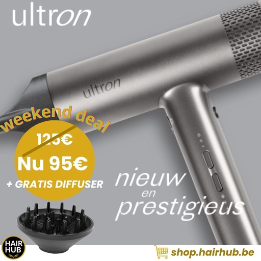 [25082513561] ULTRON Haardroger - Borrum Deal (haardroger + gratis diffuser)