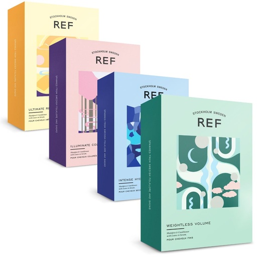 REF Gift Box - Shampoo + Conditioner + Leave-In Serum