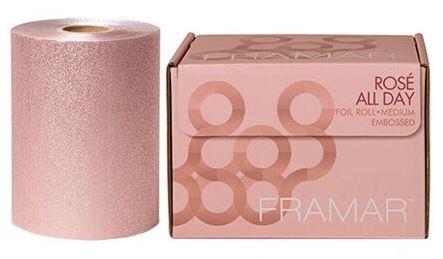 [R-EMB-MRG] FRAMAR Alu Folie - ROL 98 m - Embossed - Rosé
