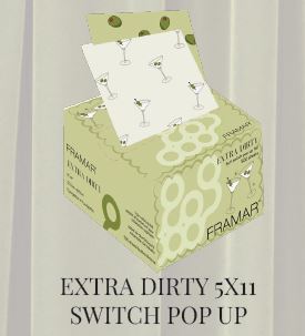 [FR-PU-500DRTY] FRAMAR Alu-Folie - Pop-Up - 5x11 - 500 Sheets - Dirty - Limited Edition