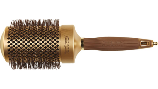 OLIVIA Brushing Borstel | Nano Thermic Goud Blowout Shine 