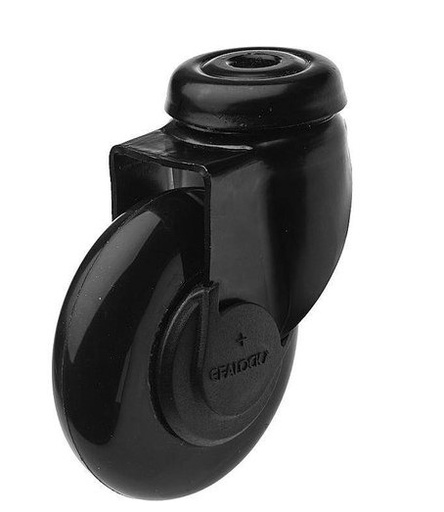 [2116660807] EFALOCK Chariot Acc. Clic Tec roulettes noires 4pcs Piccolo