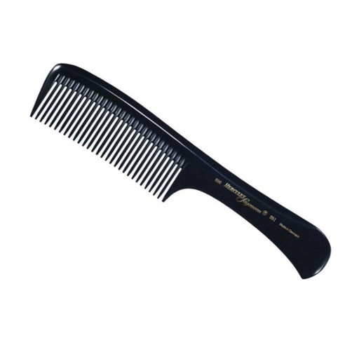 [P002040] HERCULES Comb with handle 696 - 591 Black