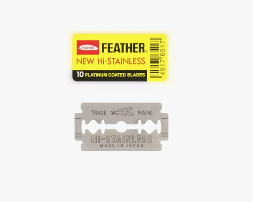 [036666072004] FEATHER Lames de rasoir – Double Edge 10 pièces