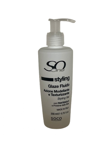 [080801009] SO ONE Styling Gel - Glaze Fluido 200 ml