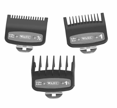 [2116673382] WAHL - Jeu de sabots Premium 3 pièces (1,5 - 3-4 - 5 mm)