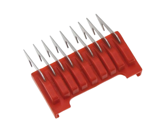 [2116661424] MOSER Opzetkam nr.1 (3 mm) metaal rood 1233 - 7100