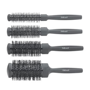 [P000490] SIBEL Brush Brushing Set Kit 4 Pieces Black