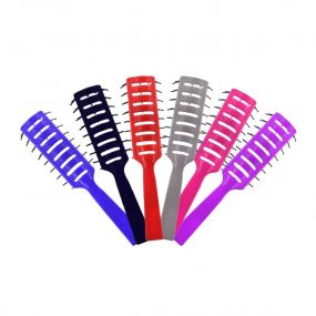 [P000229] SIBEL Vent Brush Croc L Assorti - 24 Pieces in a box