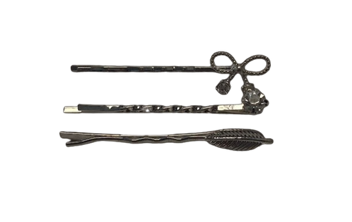 [2116657943] DANA Fantaisie Cheveux Barrettes par 3  