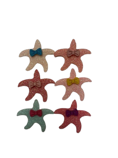 [2116660974] DANA Haarfantasie - glitter sterren patch cheveux - 6 Stuks