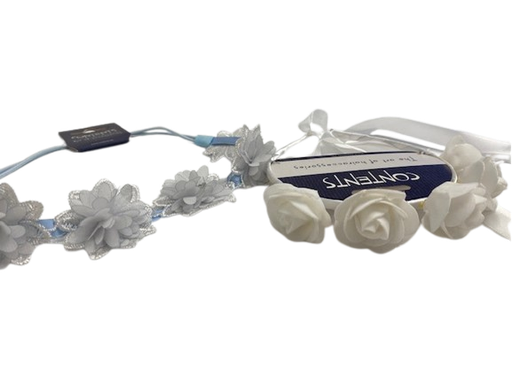 [HMK07] CONTENTS Diadeem 6 bloemen met linten