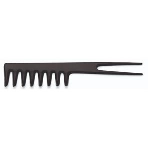 [P000437] SIBEL Peigne Afro Plastique Noir À l’unité