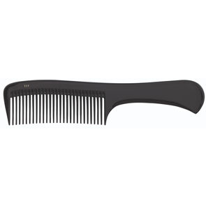 [P001239] SIBEL Handle Comb 111 Black