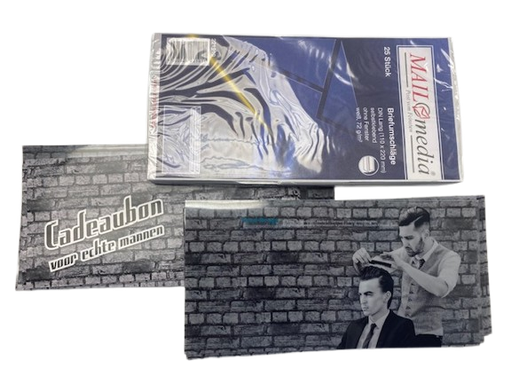 [02666622085] TREND Cadeaubon - Barber 24 stuks incl omslagen