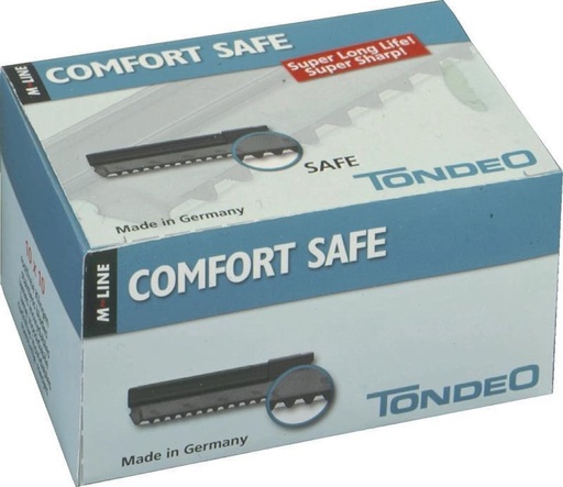 [031177036002] TONDEO Lames – Comfort Safe – 10x10 pièces réf 1103