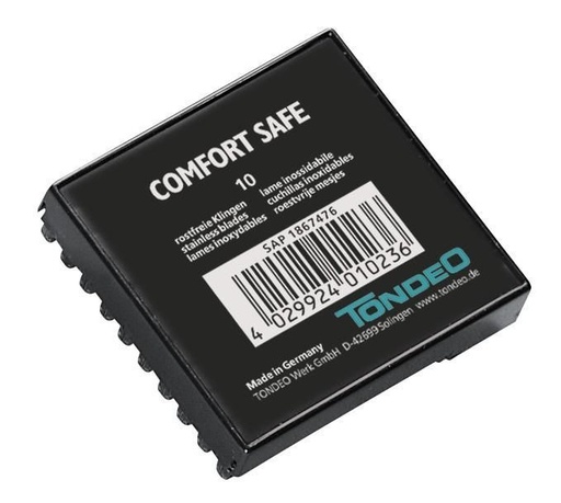 [031177036001] TONDEO Lames – Comfort Safe – 10 pièces réf 1103