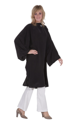 SIBEL Peignoir de coupe Flexi avec crochets noir