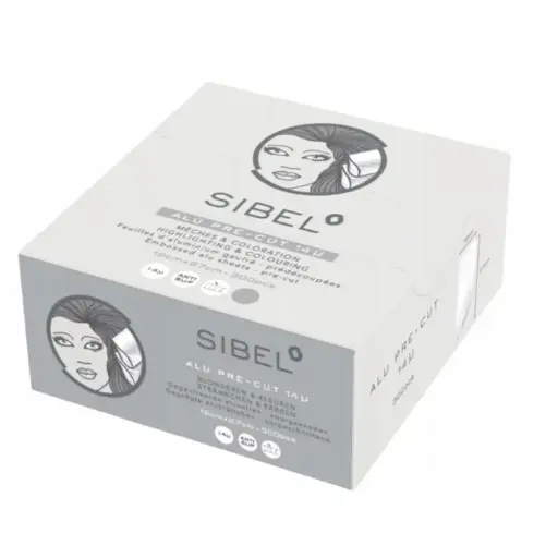 [P002943] SIBEL Papier aluminium gaufré pré-découpé 27x12 cm 14µ 300 pièces