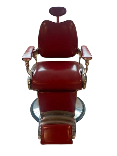 [2116677078] OUTLET - BARBURYS Barbierstoel - Arrow Rood