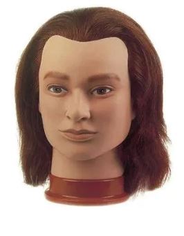 [026657032] SIBEL Training Head - Julien Dark Blond 100% Human