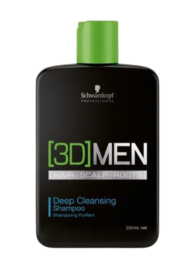 [2116654836] Schwarzkopf [3D]Men Care – Shampooing Nettoyant Profond 250 ml